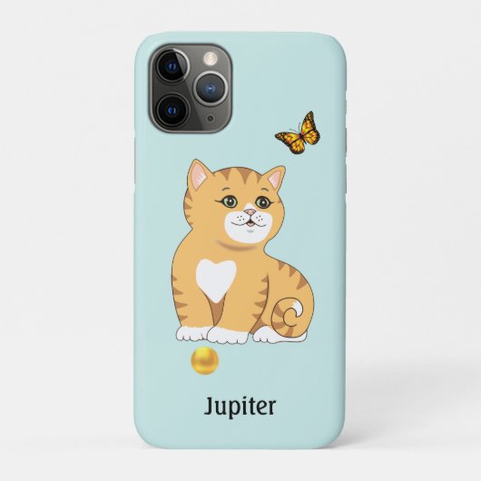 Coques Case-Mate iPhone Joli chaton orange tabby (Dos)