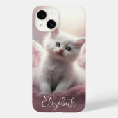 Coques Case-Mate iPhone Joli chaton rose (Verso)