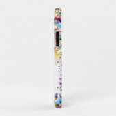 Coques Case-Mate iPhone Joli Cheval Blanc Floral Personnalisé (Dos/Droite)