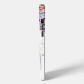 Coques Case-Mate iPhone Joli Cheval Blanc Floral Personnalisé (Verso / Gauche)