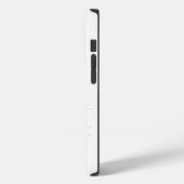 Coques Case-Mate iPhone Joli Cheval Blanc Floral Personnalisé (Verso / Gauche)