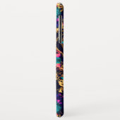 Coques Case-Mate iPhone Joli chic fleurs abstraites arrière - plan (Dos/Gauche)