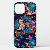 Coques Case-Mate iPhone Joli chic fleurs abstraites arrière - plan (Verso)