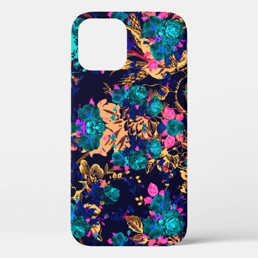 Coques Case-Mate iPhone Joli chic fleurs abstraites arrière - plan (Verso)