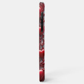 Coques Case-Mate iPhone Joli chien de la Saint-Valentin (Dos/Gauche)