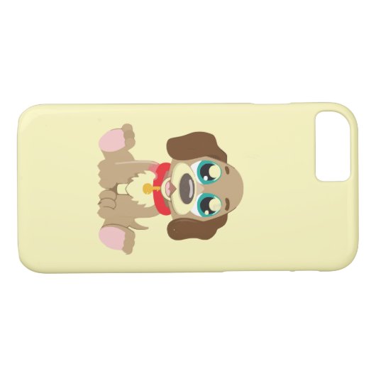 Coques Case-Mate iPhone Joli Chiot Avec De Beaux Yeux (Dos (Horizontal))