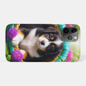 Coques Case-Mate iPhone Joli chiot dans une panier (Dos (Horizontal))