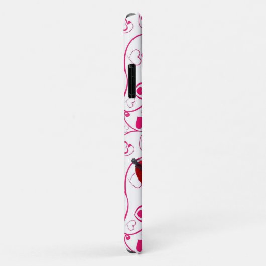 Coques Case-Mate iPhone Joli chiot noir (Dos/Droite)