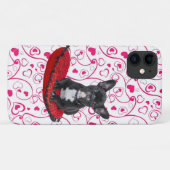 Coques Case-Mate iPhone Joli chiot noir (Dos (Horizontal))