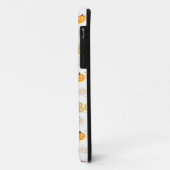 Coques Case-Mate iPhone Joli citrouille effrayant de Boo d'Halloween (Dos/Gauche)