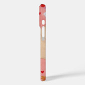 Coques Case-Mate iPhone Joli coeur floral rose Valentine (Verso / Gauche)