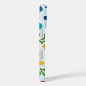 Coques Case-Mate iPhone Joli collage de plage océanique monogramme personn (Verso / Droite)