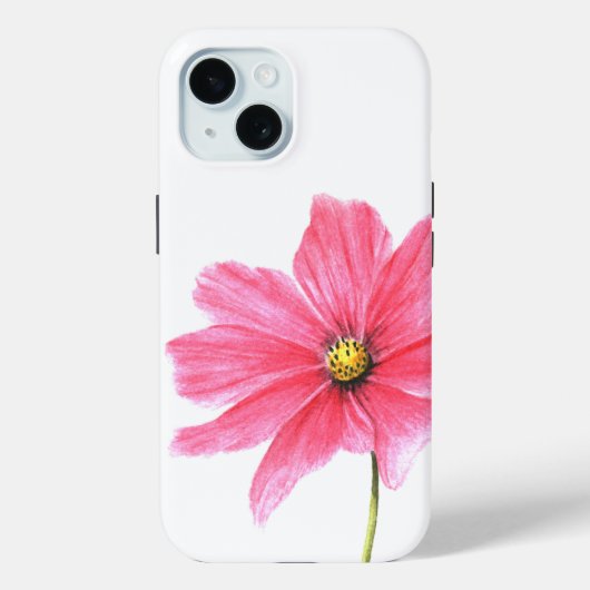 Coques Case-Mate iPhone Joli Cosmos Rose | Boîtier téléphonique floral per (Verso)