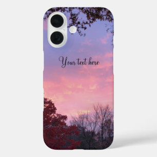 Coques iPhone 16 Joli Coucher De Soleil Tombé Sur Les Arbres