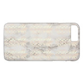 Coques Case-Mate iPhone Joli cuivre chick rose or ananas marbre (Dos (Horizontal))