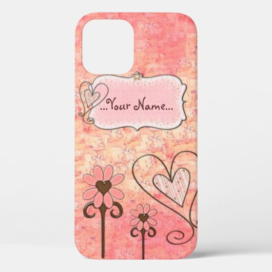 Coques Case-Mate iPhone Joli dans le nom Pink CUSTOM (Verso)