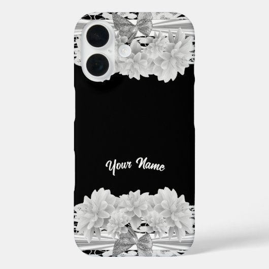 Coques Case-Mate iPhone Joli dentelle blanche (Verso)