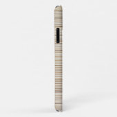 Coques Case-Mate iPhone Joli design de lignes brunes abstraites (Dos/Droite)