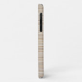 Coques Case-Mate iPhone Joli design de lignes brunes abstraites (Dos/Gauche)