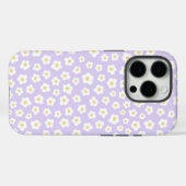 Coques Case-Mate iPhone Joli design floral blanc fleur (Verso (horizontal))