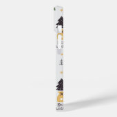 Coques Case-Mate iPhone Joli design monogrammé sapin initial Xmas (Verso / Gauche)