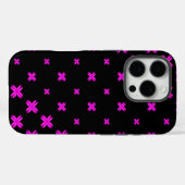 Coques Case-Mate iPhone Joli design Motif sur noir (Verso (horizontal))