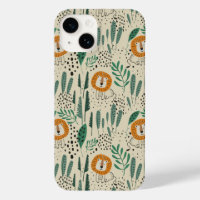 Joli Doodle Lion Jungle Rainforest Motif