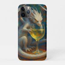 Joli dragon d'ivoire & Art fantastique de vin blan