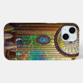 Coques Case-Mate iPhone Joli Dreamcatcher en Boho violet fenêtre (Verso (horizontal))