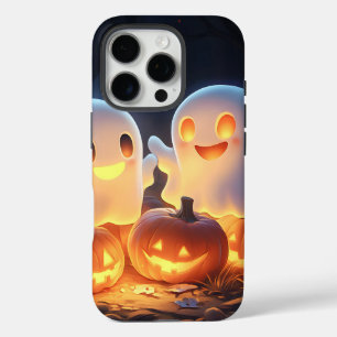 Coques iPhone 16 Pro Joli Éffrayant Halloween DFV Fantômes Fantastique