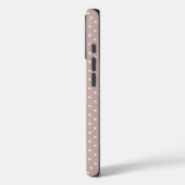 Coques Case-Mate iPhone Joli esthétique à pois rétro pour filles (Verso / Gauche)