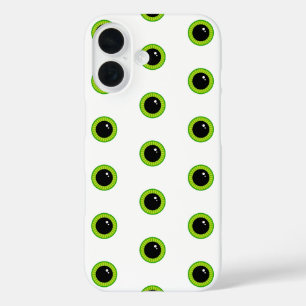 Coques iPhone 16 Joli et drôle, yeux verts