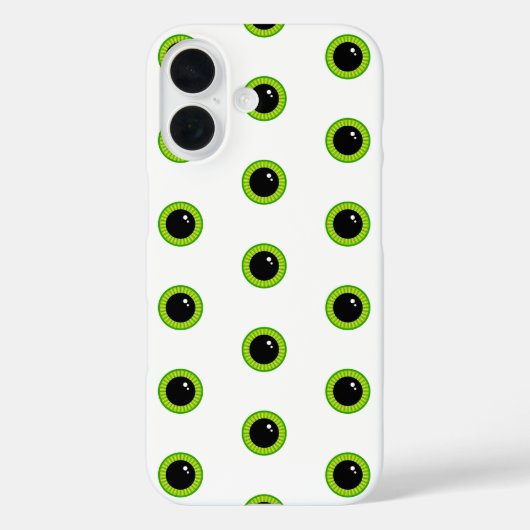 Coques Case-Mate iPhone Joli et drôle, yeux verts (Verso)