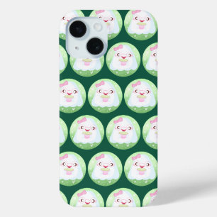 Coque Pour iPhone 15 Joli Fantôme de Latte au Matcha