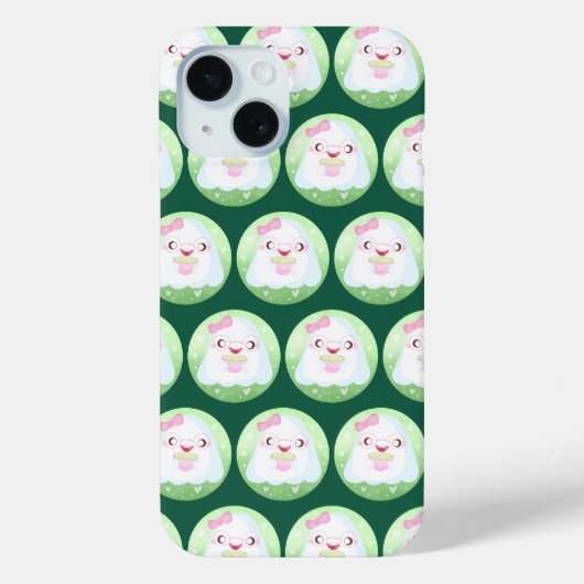 Coques Case-Mate iPhone Joli Fantôme de Latte au Matcha (Verso)