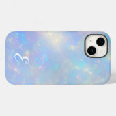 Coques Case-Mate iPhone Joli Faux Opal Gemstone Personnalisable (Verso (horizontal))