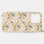 Coques Case-Mate iPhone Joli Floral Botanique Oiseau mignon Motif (Verso (horizontal))