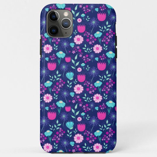 Coques Case-Mate iPhone Joli fond à motif floral (Dos)