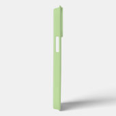 Coques Case-Mate iPhone Joli gnome vert chanceux sur fond vert lime clair (Verso / Droite)