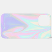 Coques Case-Mate iPhone Joli holographe moderne et élégant (Retour (horizontal))