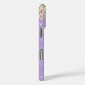 Coques Case-Mate iPhone Joli Iridescente lilas violet faux parties scintil (Verso / Droite)