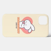 Coques Case-Mate iPhone Joli Lapin : Un Petit Lapin Vous Aime (Verso (horizontal))