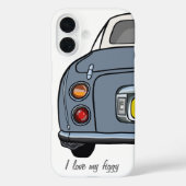 Coques Case-Mate iPhone Joli Lapis Grey Figaro Aimer Mes Figarations Figgy (Verso)