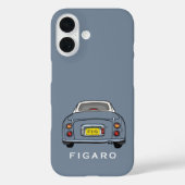 Coques Case-Mate iPhone Joli Lapis Gris Figaro Voiture Monogrammes Figarat (Verso)