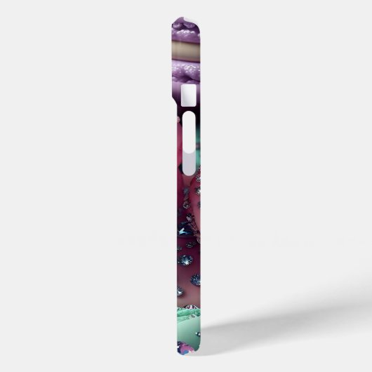 Coques Case-Mate iPhone Joli Macaron Bling Monogrammé (Verso / Gauche)