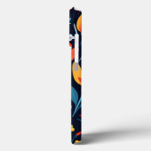 Coques Case-Mate iPhone Joli modèle floral noir féminin (Verso / Gauche)