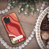 Coques Case-Mate iPhone Joli Moderne Style Abstrait Inspiriity Rouge