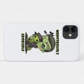 Coques Case-Mate iPhone Joli monstre de Frankenstein avec peluche (Dos (Horizontal))