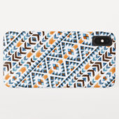 Coques Case-Mate iPhone Joli motif aztèque à l'aquarelle (Dos (Horizontal))