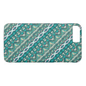 Coques Case-Mate iPhone Joli motif aztèque de design vert mignon (Dos (Horizontal))